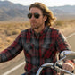 MMCC Men's Ricochet Reversible Flannel Shirt - 100% Cotton Snap Front Plaid w/ Chest and Hand Pockets - MNG11803