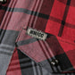 MMCC Men's Ricochet Reversible Flannel Shirt - 100% Cotton Snap Front Plaid w/ Chest and Hand Pockets - MNG11803