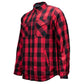MMCC Men's Ricochet Reversible Flannel Shirt - 100% Cotton Snap Front Plaid w/ Chest and Hand Pockets - MNG11803