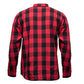 MMCC Men's Ricochet Reversible Flannel Shirt - 100% Cotton Snap Front Plaid w/ Chest and Hand Pockets - MNG11803