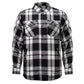 MMCC Men's Desperado Reversible Flannel Shirt - 100% Cotton Snap Front Plaid w/ Chest and Hand Pockets - MNG11804