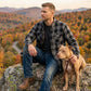 MMCC Men's Desperado Reversible Flannel Shirt - 100% Cotton Snap Front Plaid w/ Chest and Hand Pockets - MNG11805