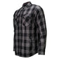 MMCC Men's Desperado Reversible Flannel Shirt - 100% Cotton Snap Front Plaid w/ Chest and Hand Pockets - MNG11805