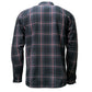 MMCC Men's Desperado Reversible Flannel Shirt - 100% Cotton Snap Front Plaid w/ Chest and Hand Pockets - MNG11805