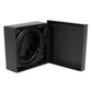 Milwaukee Leather MP7112 Men's We The People Black Leather Belt w/ Interchangeable Buckle - 1.5 inches Wide