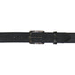 Milwaukee Leather Men's Black Snake Print Leather Belt w/ Interchangeable Buckle - MP7128
