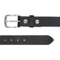 Milwaukee Leather Men's Black Playing Card Emblem Leather Belt with Interchangeable Buckle - MP7139