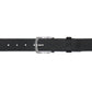 Milwaukee Leather Men's Black Playing Card Emblem Leather Belt with Interchangeable Buckle - MP7139