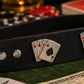 Milwaukee Leather Men's Black Playing Card Emblem Leather Belt with Interchangeable Buckle - MP7139