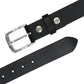 Milwaukee Leather Men's Freedom Line Black Leather Belt with USA Flag Emblems - 1.5 Inch - MP7140