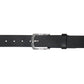 Milwaukee Leather Men's Black Motorcycle Emblem Leather Belt with Interchangeable Buckle - MP7143