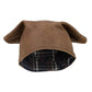 Milwaukee Leather Unisex Brown Leather Neck Warmer - Fleece-Lined Cold Weather Motorcycle Face Cover - MP7590