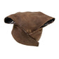Milwaukee Leather Unisex Brown Leather Neck Warmer - Fleece-Lined Cold Weather Motorcycle Face Cover - MP7590
