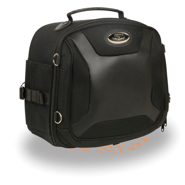 Shaf International SH65001 Black Plain Sissy Bar Bag