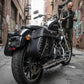 Milwaukee Performance MP8320 Black Zip Off PVC Studded Throw Over Saddlebags