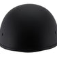 Milwaukee Performance Helmets MPH9710DOT Dot Approved 'Bare Bones' Matte Black Half Motorcycle Helmet for Men and Women