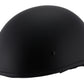 Milwaukee Performance Helmets MPH9710DOT Dot Approved 'Bare Bones' Matte Black Half Motorcycle Helmet for Men and Women