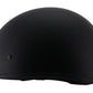 Milwaukee Performance Helmets MPH9710DOT Dot Approved 'Bare Bones' Matte Black Half Motorcycle Helmet for Men and Women