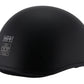 Milwaukee Performance Helmets MPH9710DOT Dot Approved 'Bare Bones' Matte Black Half Motorcycle Helmet for Men and Women