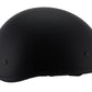 Milwaukee Performance Helmets MPH9710DOT Dot Approved 'Bare Bones' Matte Black Half Motorcycle Helmet for Men and Women