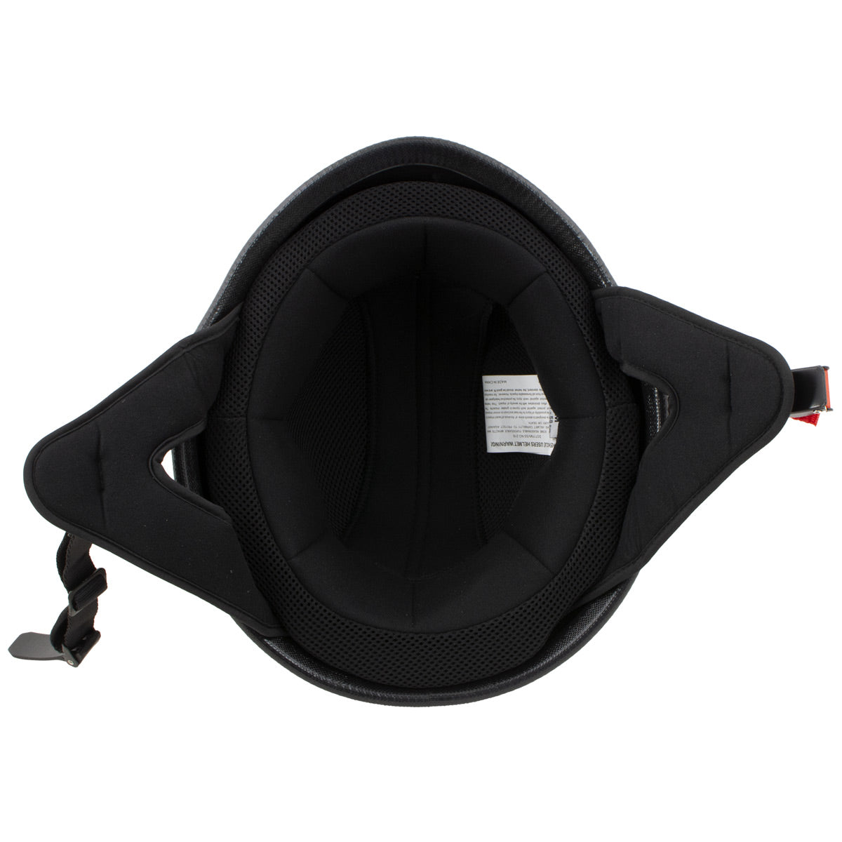 Milwaukee Helmets MPH9741DOT Motorrad DOT German Style Gloss Black Half Face Motorcycle Bikers Helmet