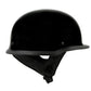Milwaukee Helmets MPH9741DOT Motorrad DOT German Style Gloss Black Half Face Motorcycle Bikers Helmet