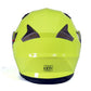 Milwaukee Helmets MPH9809DOT Ionized Neon Yellow Advanced Motorcycle Modular Helmet Biker w/ Drop Down Visor