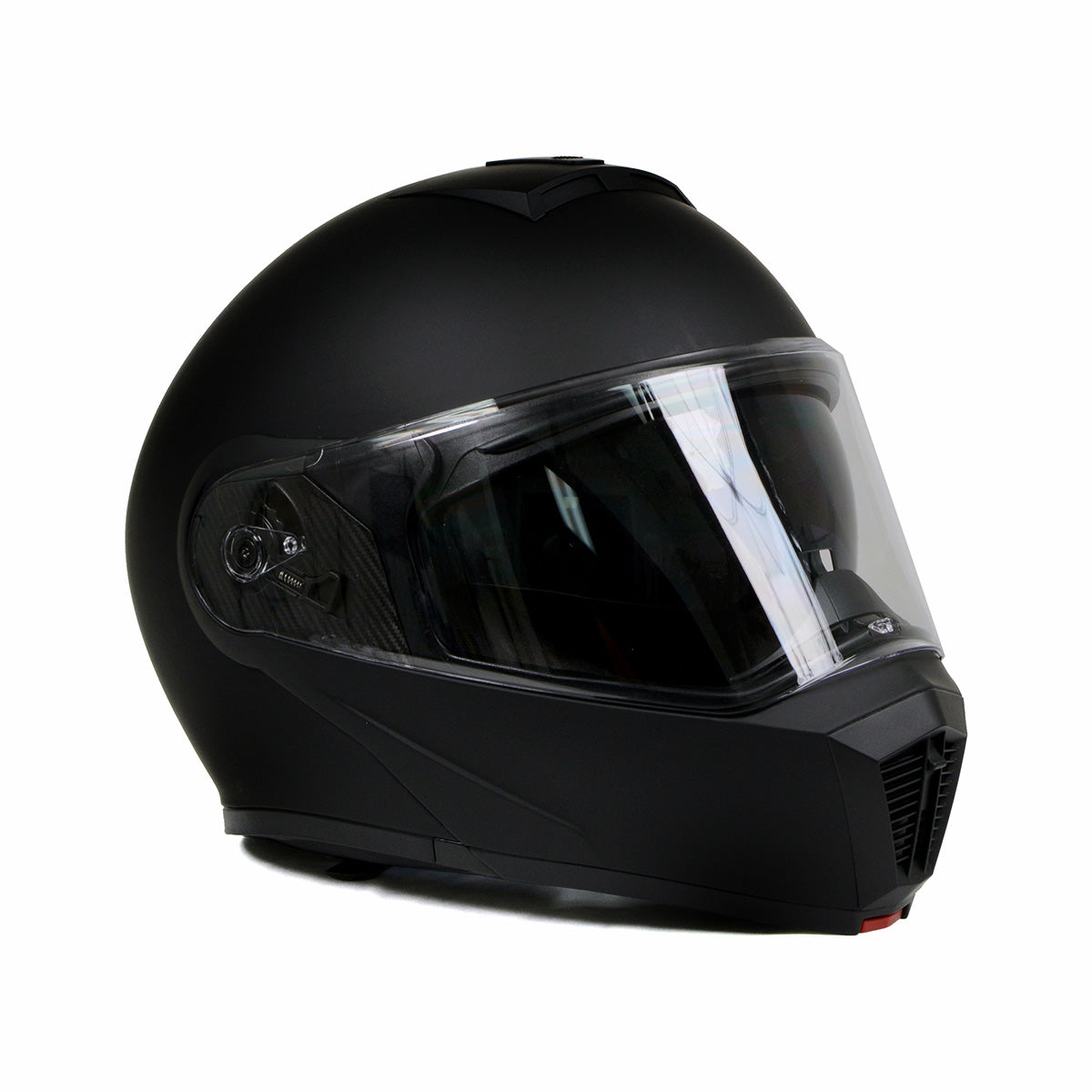 all black motorcycle helmets Milwaukee Helmets MPH9812DOT Flat Black Menace Advanced Motorcycle – Milwaukee Leather