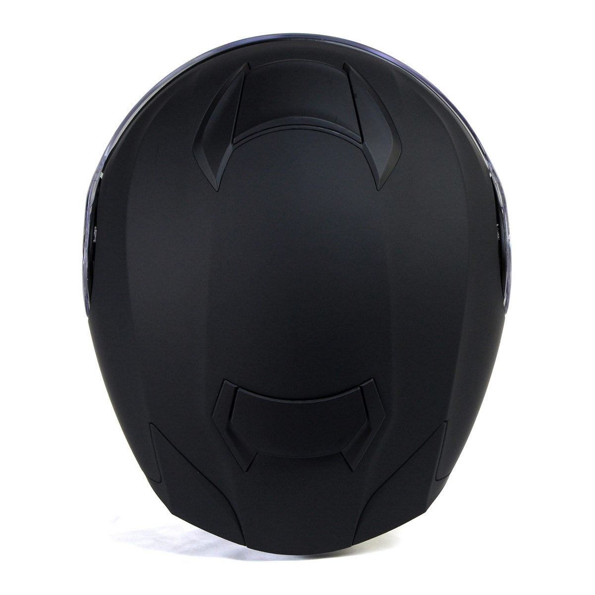 Milwaukee Helmets Breeze Flat Black Advanced Motorcycle Modular Helmet w/ Drop Down Visor DOT Approved MPH9814DOT