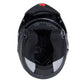 Milwaukee Helmets Breeze Flat Black Advanced Motorcycle Modular Helmet w/ Drop Down Visor DOT Approved MPH9814DOT