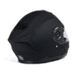 Milwaukee Helmets Breeze Flat Black Advanced Motorcycle Modular Helmet w/ Drop Down Visor DOT Approved MPH9814DOT