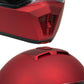 Milwaukee Helmets MPH9827DOT 'Cypher' Flat Red Advanced Motorcycle Modular Helmet w/ Drop Down Visor