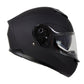 Milwaukee Helmets MPH9835DOT Sweeper Flat Black Advanced Motorcycle Full Face Helmet Biker w/ Drop Down Visor