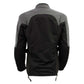 Milwaukee Leather Women's Be Cool Black/Grey Textile Motorcycle Jacket w/ CE Armor - MPL22700