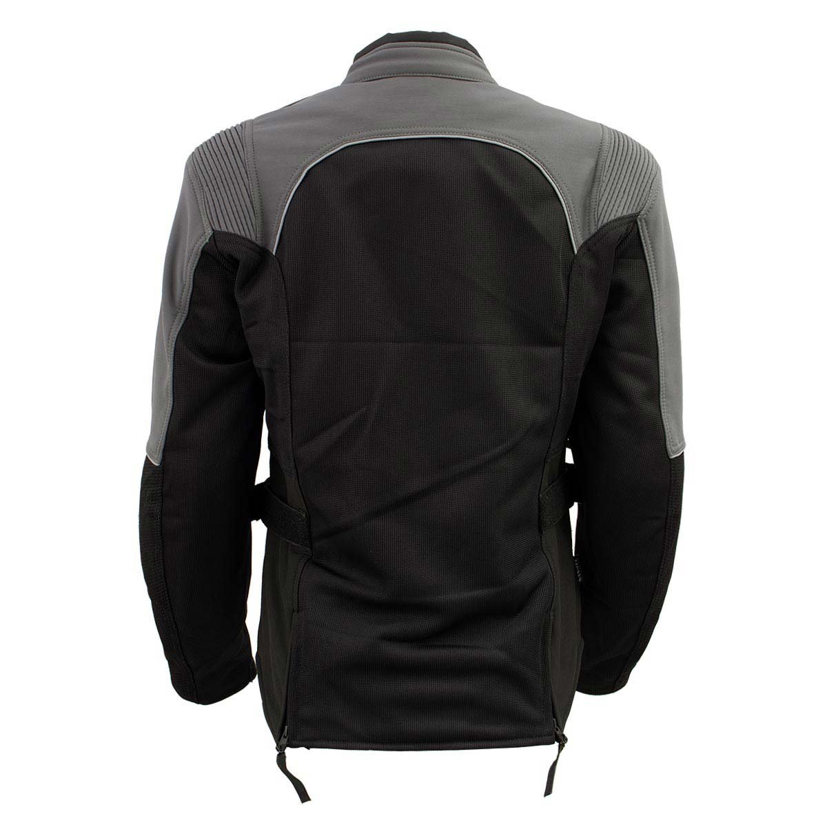 Milwaukee Leather Women's Be Cool Black/Grey Textile Motorcycle Jacket w/ CE Armor - MPL22700