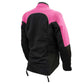 Milwaukee Leather Women's Be Cool Black/Fuchsia Textile Motorcycle Jacket w/ CE Armor - MPL22702