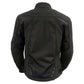Milwaukee Leather Women's Cool Racer Black Textile Motorcycle Jacket w/ CE Armor - MPL22704