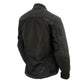 Milwaukee Leather Women's Cool Racer Black Textile Motorcycle Jacket w/ CE Armor - MPL22704