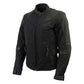 Milwaukee Leather Women's Be Cool Black Textile Motorcycle Jacket w/ CE Armor - MPL22705