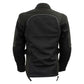 Milwaukee Leather Women's Be Cool Black Textile Motorcycle Jacket w/ CE Armor - MPL22705