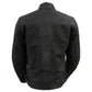 Milwaukee Leather Women's Shade Black Textile Motorcycle Jacket w/ CE Armor - MPL22706