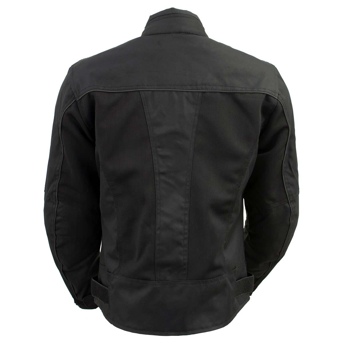 Milwaukee Leather Women's Shade Black Textile Motorcycle Jacket w/ CE Armor - MPL22706