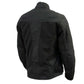 Milwaukee Leather Women's Shade Black Textile Motorcycle Jacket w/ CE Armor - MPL22706