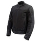 Milwaukee Leather Women's Shade Black Textile Motorcycle Jacket w/ CE Armor - MPL22706