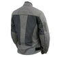 Milwaukee Leather Women's Shade Black/Grey Textile Motorcycle Jacket w/ CE Armor - MPL22707