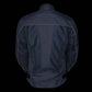 Milwaukee Leather Women's Shade Black/Grey Textile Motorcycle Jacket w/ CE Armor - MPL22707