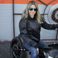 Milwaukee Leather MPL2764 Women's Black Soft Shell Armored Motorcycle Racing Style Jacket with Hoodie
