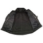 Milwaukee Leather Men's Requiem Mesh and 1300D Nylon Motorcycle Jacket with CE Armor, Removable Hoodie - MPM17018