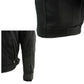 Milwaukee Leather Men's Requiem Mesh and 1300D Nylon Motorcycle Jacket with CE Armor, Removable Hoodie - MPM17018