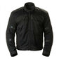 Milwaukee Leather Men's Devious Black Textile Motorcycle Jacket w/ CE Armor - MPM17025